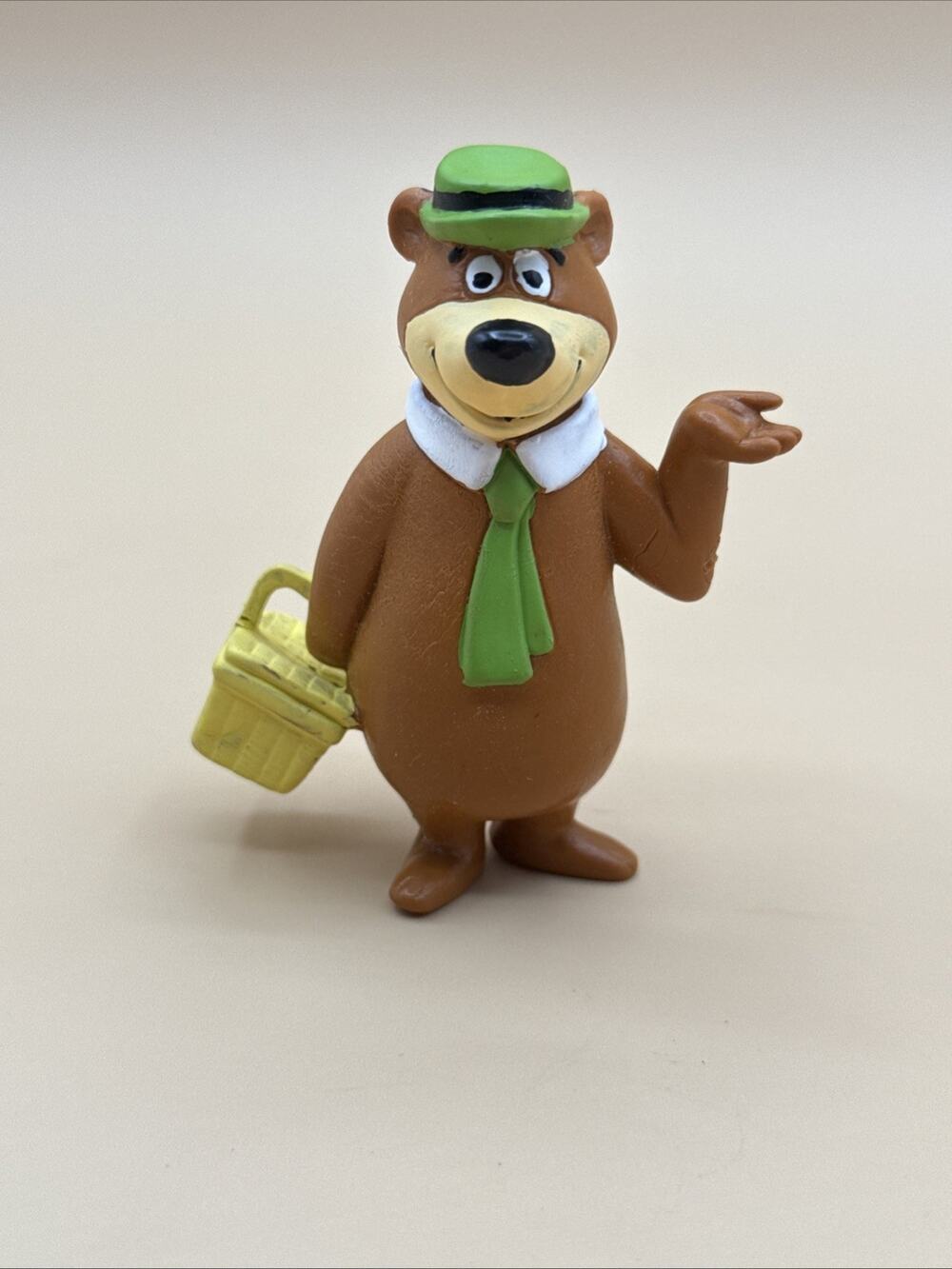 Vintage Yogi Bear with Picnic Basket PVC Figure 1991 Collectible